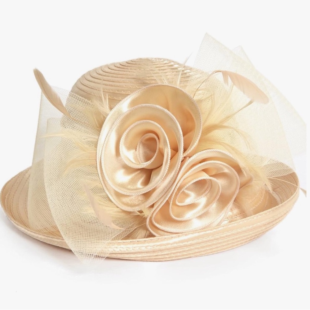 Womens Tea Party | Church | Baptism | Wedding | Derby | Dressy Hat in M/L